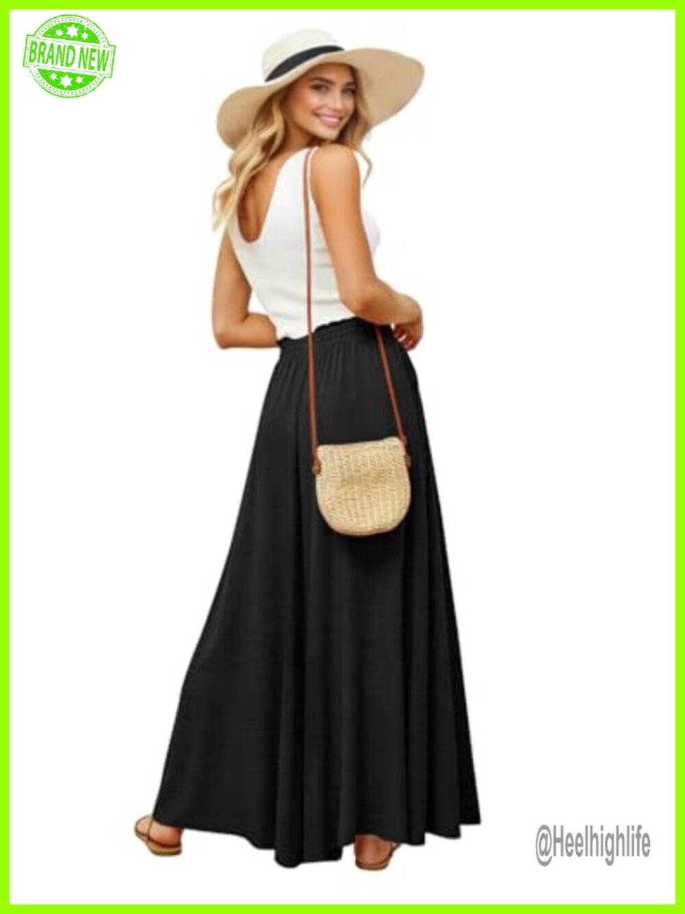 Women's Wide Leg Palazzo Pants Floral Flowy High Waisted Lounge Beach Culottes